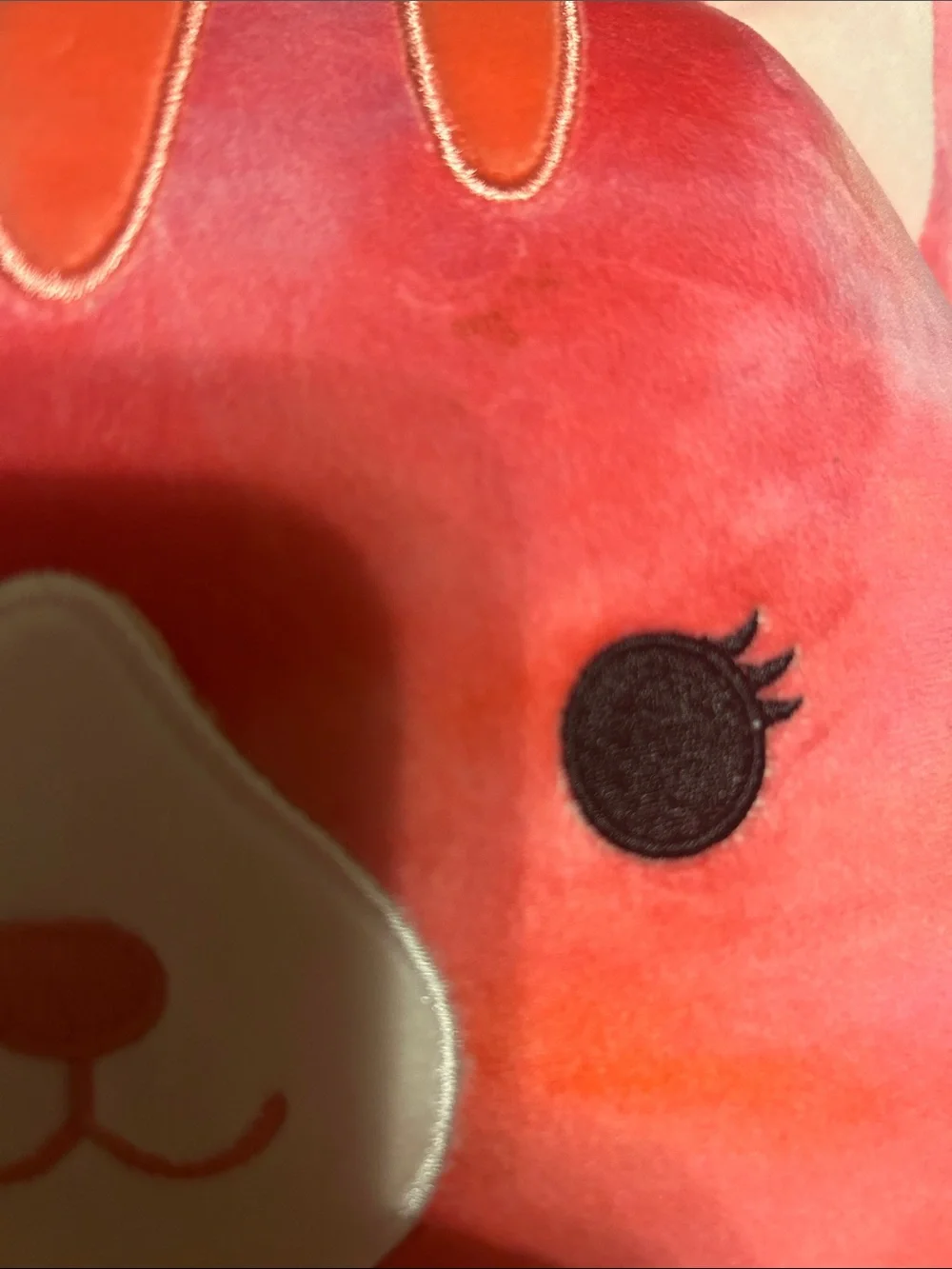 Squishmallows Pink & Coral Cat Plush Pillow